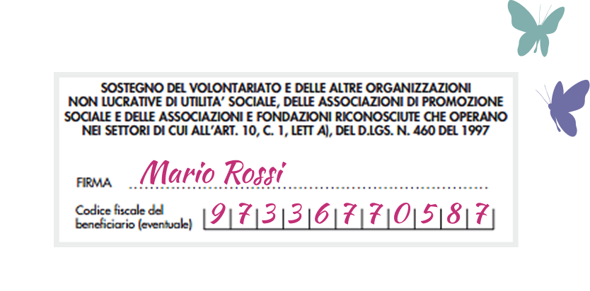 Dona il tuo 5x1000 all'Associazione INSIEME con TE. Codice fiscale 97336770587
